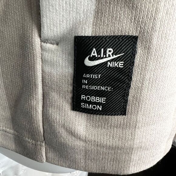 Nike Yoga Dri-fit A.I.R. Robbie Simon Training Hoodie S/S New Men’s Small Tan - Picture 16 of 16
